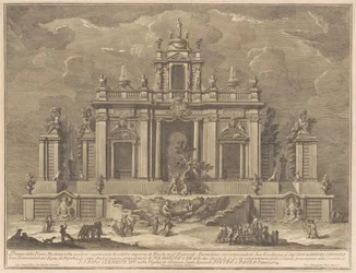 Die Prima Macchina für die Chinea von 1774: Herkules und der Drache im Garten der Hesperiden