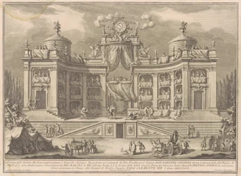 Die Seconda Macchina für die Chinea von 1766: Ein Theater für athletische Spiele