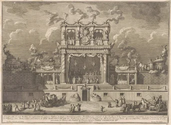 Die Zweite Maschine für die Chinea von 1769: Ein Gebäude für öffentliche Unterhaltung