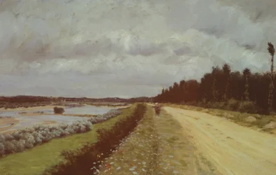 Landstraße entlang des Ofanto