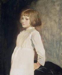 Gabrielle Cross, die Nichte des Künstlers, 1919