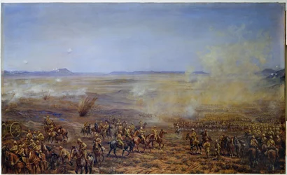 Der Vormarsch der Kavalleriebrigade von French zur Befreiung von Kimberley, 13. Februar 1900