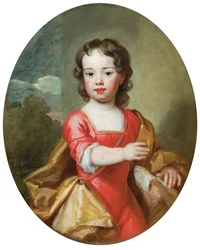 Porträt von Algernon Seymour, Earl of Hertford, später 7. Herzog von Somerset, als Junge, etwa 4 Jahre alt, um 1688