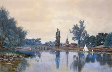 Wallingford vom Fluss Thames