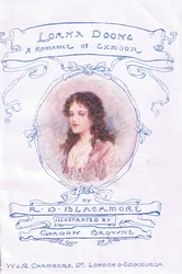 Titelseite, aus Lorna Doone, veröffentlicht von W & R Chambers Ltd