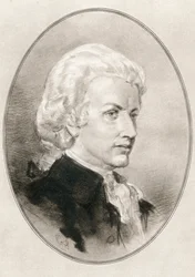 Wolfgang Amadeus Mozart, aus „Lebende Biographien großer Komponisten“