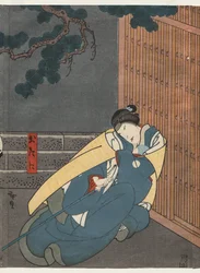 Nakayama Nanshi II als Otani (Aus der Serie Eine Geschichte von Tapferkeit am Iga-Pass)