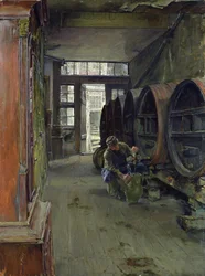 In der Essigfabrik in Hamburg, 1891