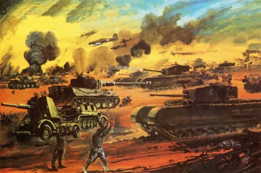 Die Schlacht von El Alamein