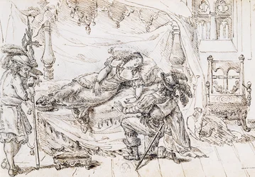 Dornröschen, Illustration für Märchen von Charles Perrault