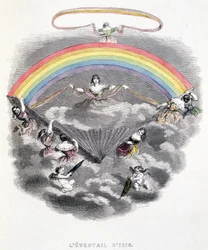 Der Bereich der Iris - in „Eine andere Welt“ von Grandville