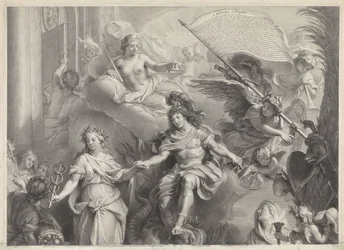 Allegorie auf die Macht von Ludwig XIV.