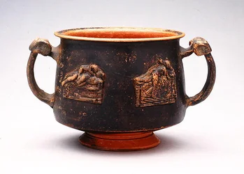 Kantharos mit Relief, gefunden in Pergamon, ca. 100 v. Chr.