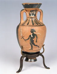 Kleine Panathenäische Amphora, Bulas-Gruppe, Athen (Keramik)