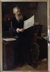 Der erste Eindruck (Porträt von Ivan Ivanovich Shishkin)