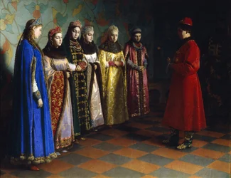 Zar Alexei Michailowitsch wählt eine Braut, 1882