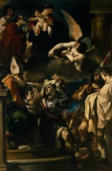 Der heilige Wilhelm von Aquitanien erhält die Kutte