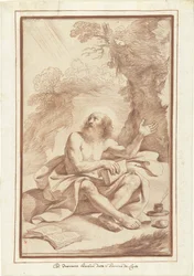 Hl. Hieronymus in der Wüste