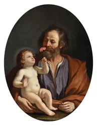 Der heilige Josef mit dem Christuskind