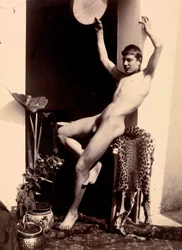 Porträt eines männlichen Aktes, um 1895