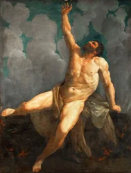 Herkules auf dem Scheiterhaufen, 1620-1621