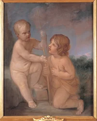 Das Jesuskind und der heilige Johannes
