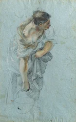 Studie für eine weibliche Figur