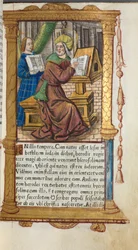 Gedrucktes Stundenbuch (Gebrauch von Rom): fol. 19r, St. Matthäus
