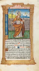 Gedrucktes Stundenbuch Gebrauch von Rom: fol. 107r, St. Bonaventura, 1510