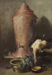 Stillleben mit Springbrunnen, 1894