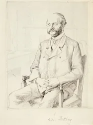 Direktor C. A. Zitting, Porträtstudie