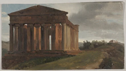 Ein Tempel in Agrigent, Sizilien