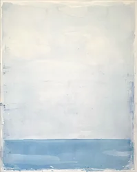 Ruhiger blauer Horizont