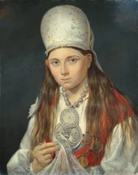Estnisches Mädchen, 1852
