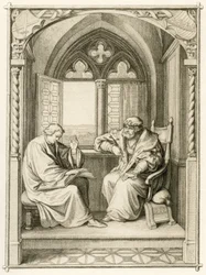 Luther liest dem Kurfürsten Johann dem Beständigen vor
