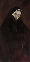 Alte Frau, 1909