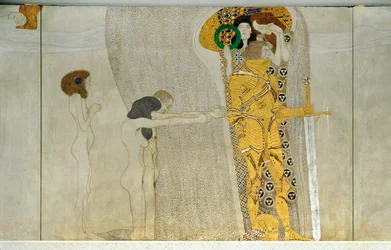 Die Ausstellung 1902 der Wiener Künstlervereinigung Secession um das Beethoven-Denkmal von Max Klinger