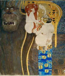 Der "Beethovenfries", Detail
