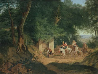 Der Brunnen im Wald von Ariccia, 1831