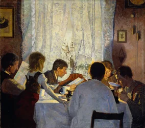 Frühstück II. Die Familie des Künstlers