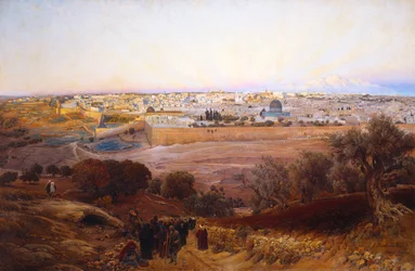 Jerusalem vom Ölberg aus, 1902