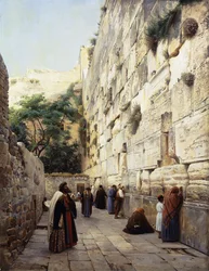 Gebet an der Klagemauer, Jerusalem