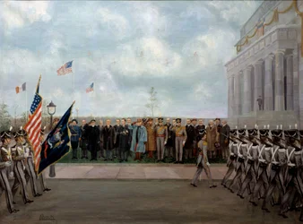 Der Marschall Joffre auf Mission in Washington