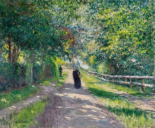 Allee der Villa des Fleurs in Trouville