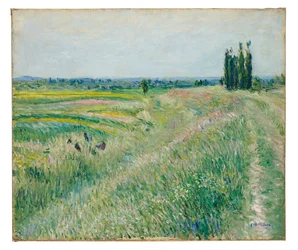 Die Ebene von Gennevilliers, Gruppe von Pappeln