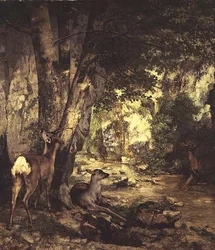 La Remise des Chevreuils (Detail)