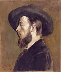 Porträt von Johan Barthold Jongkind 1819-1891