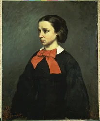 Porträt von Mlle. Jacquet, 1857