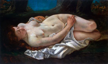 Liegende Frau