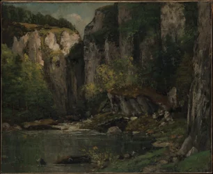 Fluss und Felsen